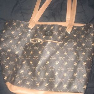 Brown Beverly Hills  polo purse
